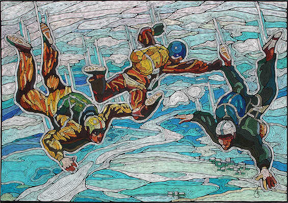 Забиронин Андрей Николаевич. Затяжной прыжок. Парящие 